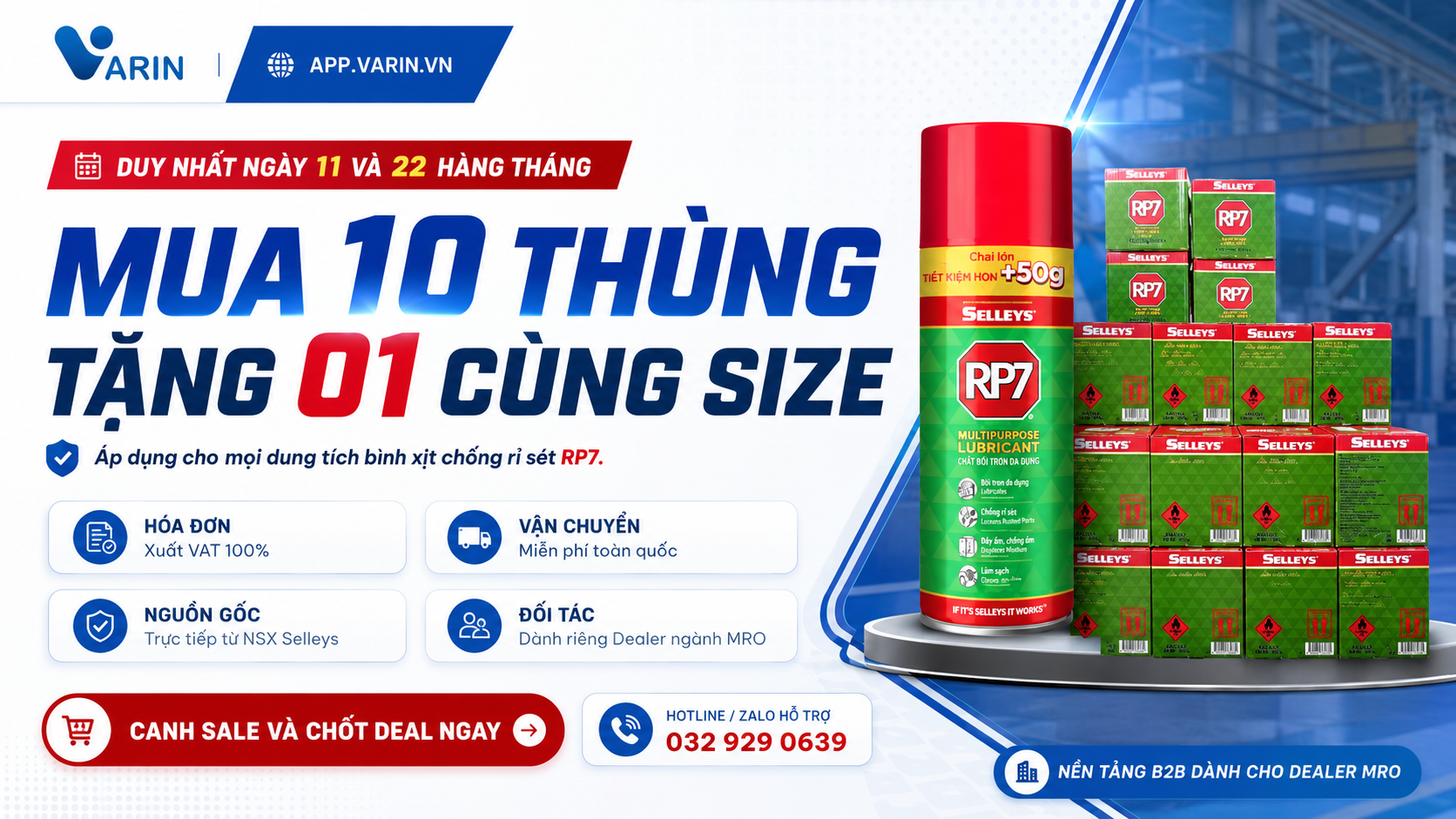 Chương trình sản phẩm RP7 trên VARIN