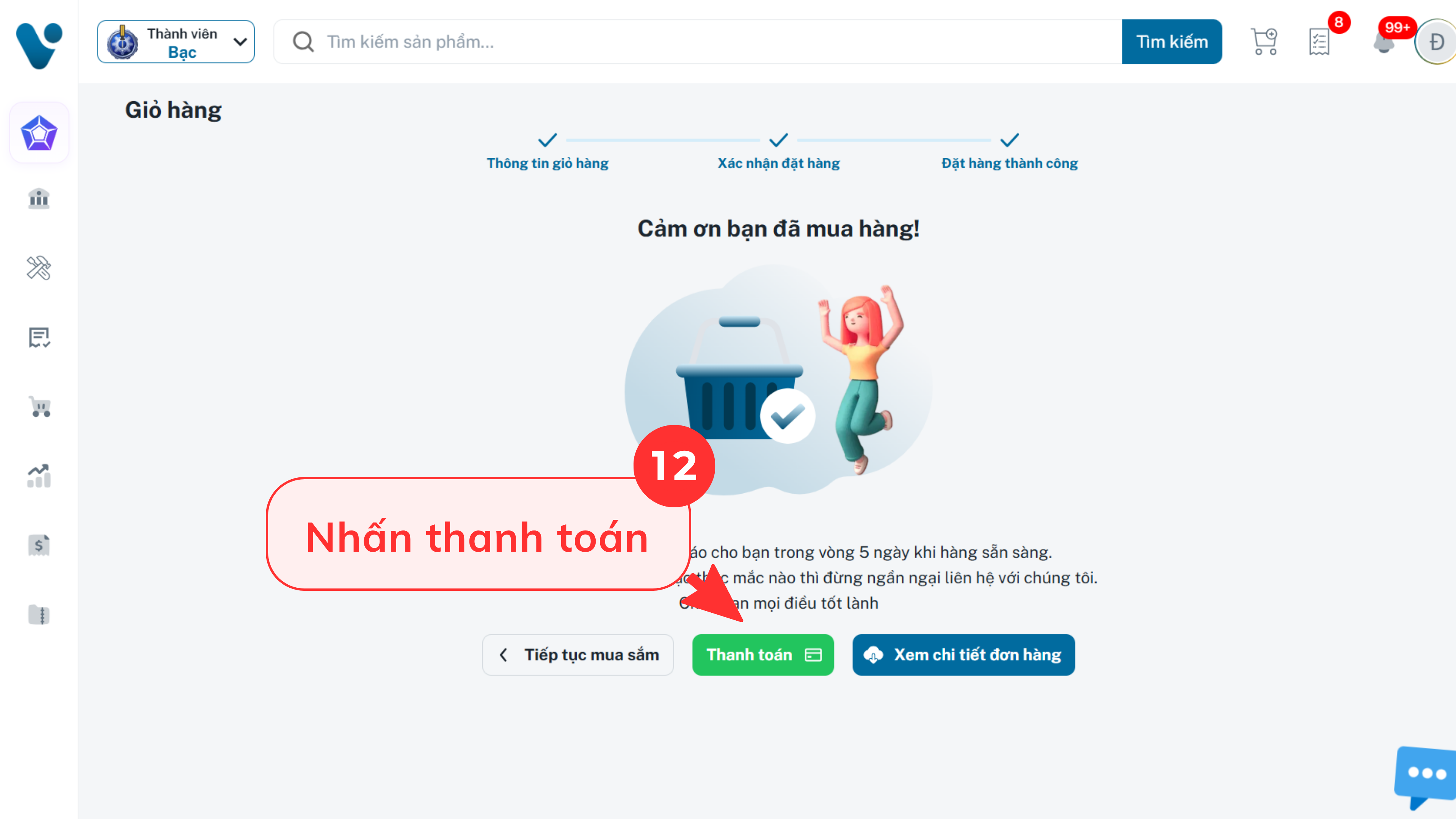 Hướng dẫn đặt hàng VARIN bước 5