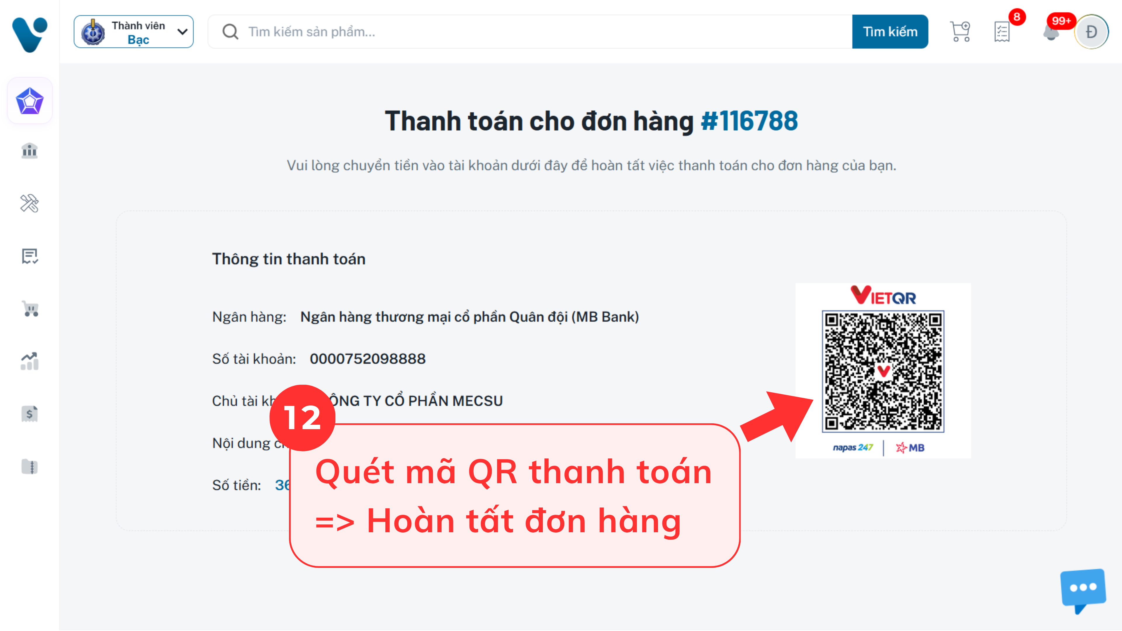 Hướng dẫn đặt hàng VARIN bước 6