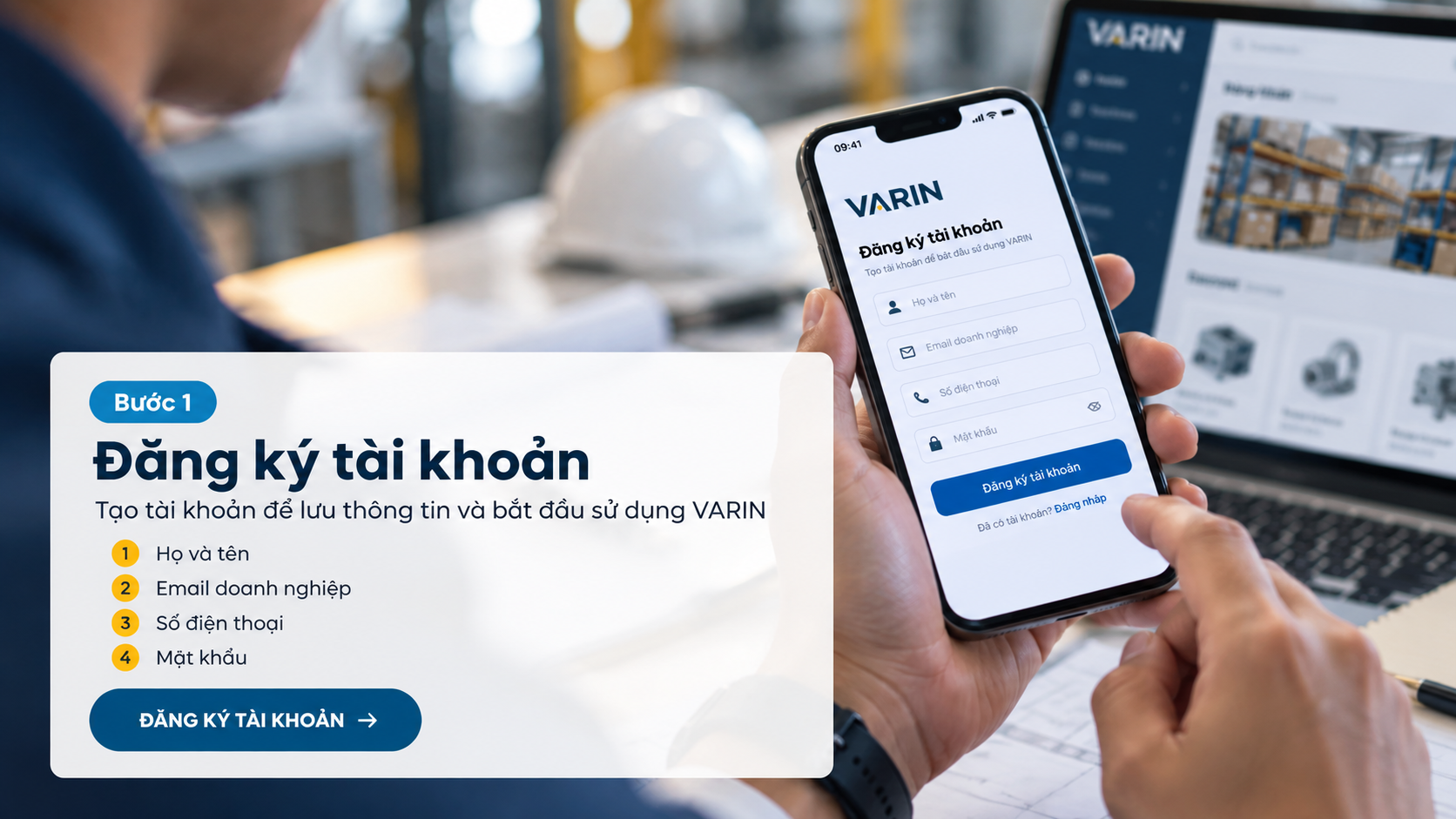 Đăng ký tài khoản VARIN